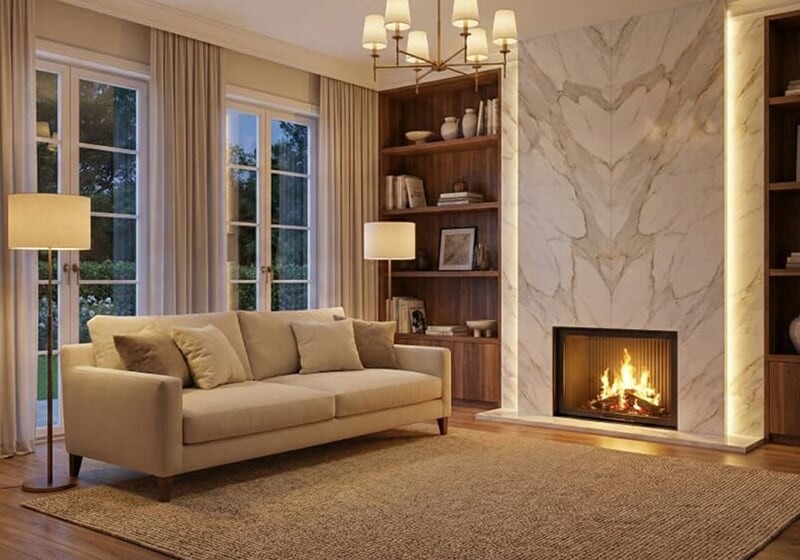 Calacatta Gold Supreme Polished Marble Slab Random