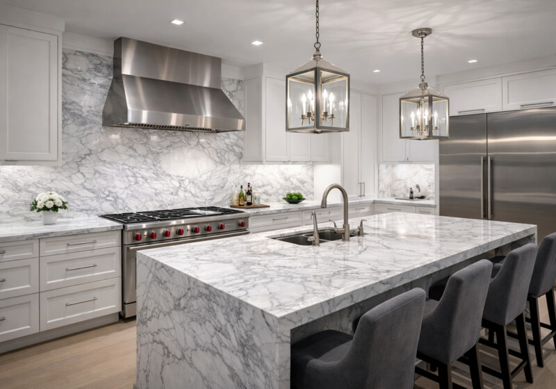 Calacatta Gold Supreme Polished Marble Slab Random