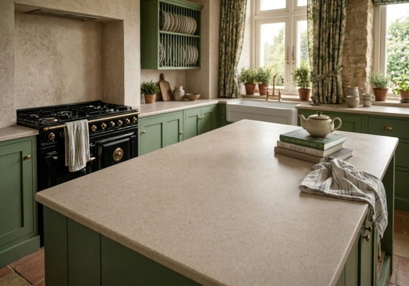 Cheverny Honed Filled Limestone Slab Random (SL90508)