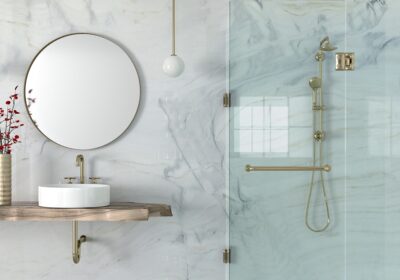 Bianco Lasa Vena Polished Marble Slab Random 1 1/4 (SL90538)