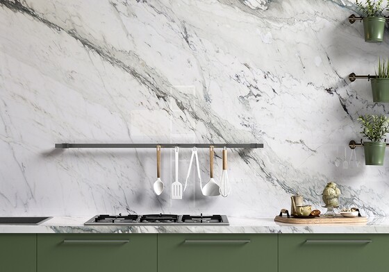 Calacatta Capraia Polished Marble Slab Random