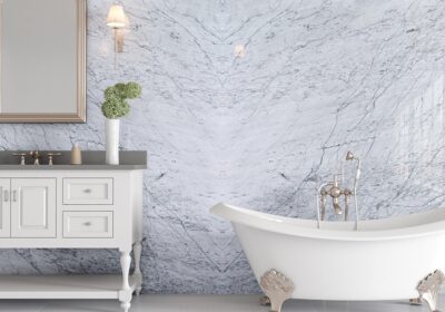 Bianco Gioia Polished Marble Slab Random 1 1/4 (SL90612)