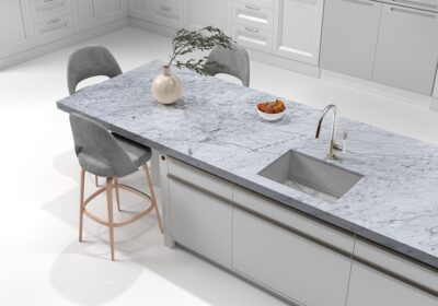 Bianco Gioia Polished Marble Slab Random 1 1/4 (SL90612)