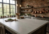 Dove Gray Honed Limestone Slab Random (SL90751)
