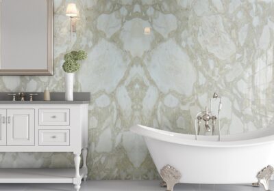 African Calacata Polished Marble Slab Random 1 1/4 (SL90852)