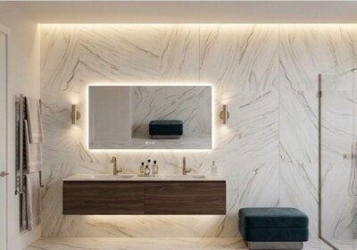 Luce Di Luna Polished Quartzite Slab Random (SL90853) Room Scene Image
