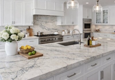 Calacatta Giotto Polished Quartzite Slab Random (SL90859)