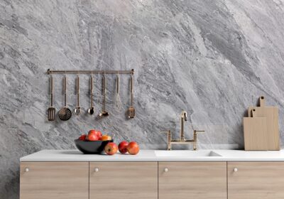 Bardiglio Polished Marble Slab Random 1 1/4 (SL90892)