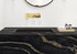 Silver Brown Wave Polished Marble Slab Random