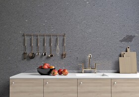 Vulcano Gray Honed Basalt Slab Random 1 1/4 (SL90924)