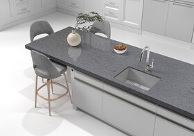 Vulcano Gray Honed Basalt Slab Random 1 1/4 (SL90924)