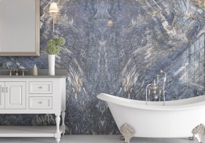 Tungsten Polished Quartzite Slab Random 1 1/4 (SL90980)