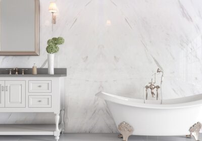 Bianco Venus Polished Marble Slab Random 1 1/4 (SL90997)