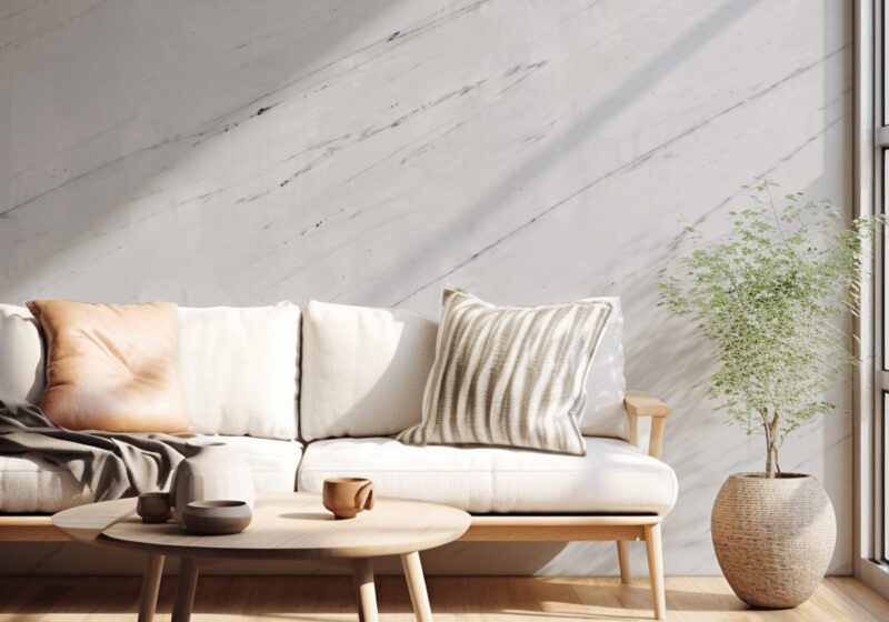 Calacatta Lincoln Polished Marble Slab Random