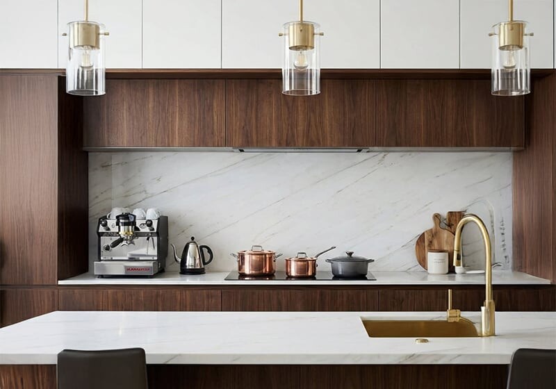 Calacatta Lincoln Polished Marble Slab Random