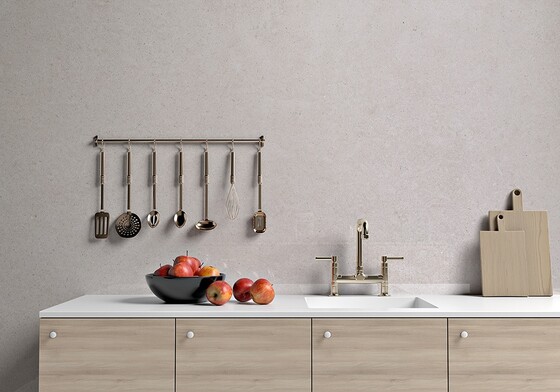 Tesoro Terreno Honed Limestone Slab Random