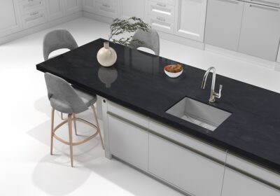 Soyeux Noir Honed Quartzite Slab Random 1 1/4 (SL91028)