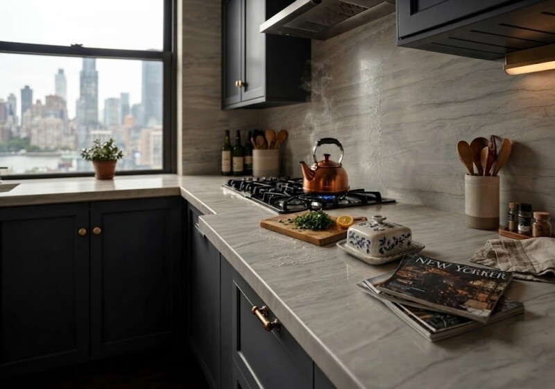 Bianco Superiore Polished Quartzite Slab Random (SL91037)