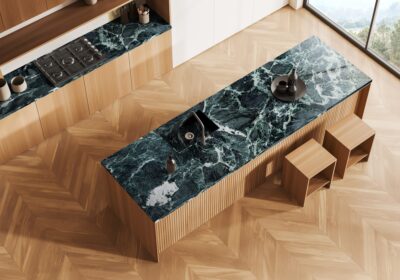 Verde Alpi Polished  Marble Slab Random (SL91075)