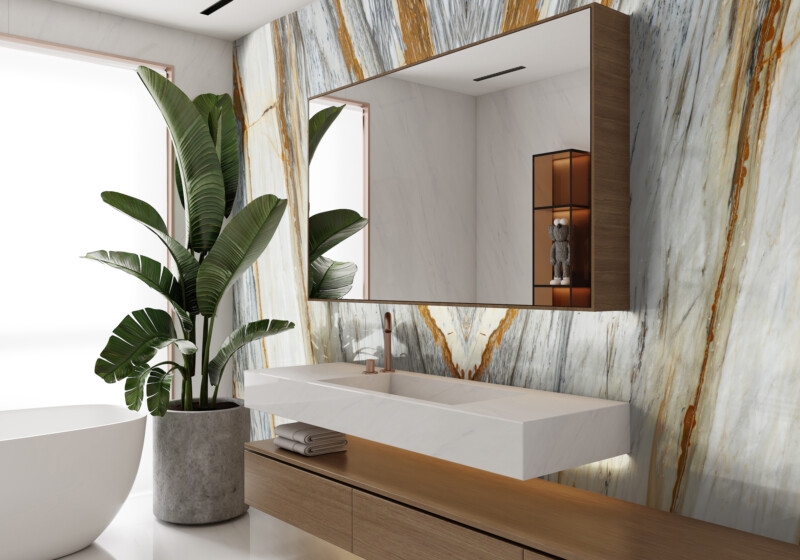 Vecchia Antico Polished Marble Slab Random