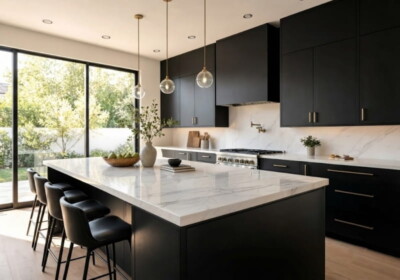 Glorious White Polished Marble Slab Random (SL91142) Room Scene Image