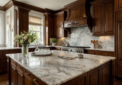 Dover Blue Polished Marble Slab Random (SL91151)