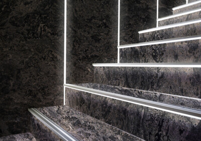 Mystic Brown  Leather  Travertine Slab Random (SL91204)