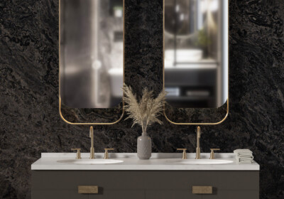 Mystic Brown  Leather  Travertine Slab Random (SL91204)