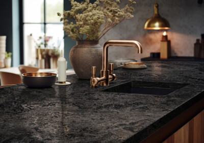 Mystic Brown  Leather  Travertine Slab Random (SL91204)