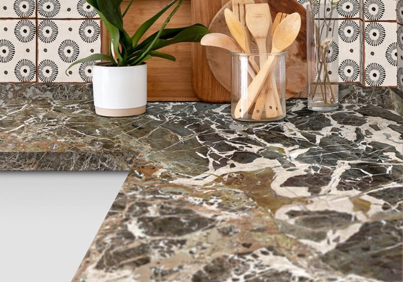 Breccia Di Arzo Polished Marble Slab Random