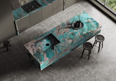 Amazonite Polished  Quartzite Slab Random (SL91209)