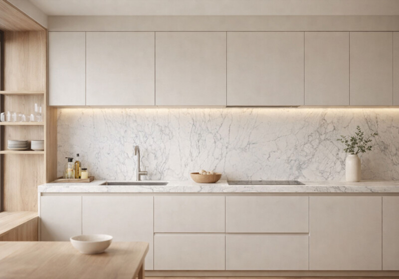 Calacatta Miele Classic Polished Marble Slab Random