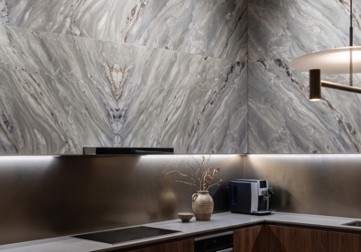 Sea Wave Leather Marble Slab Random (SL91232)