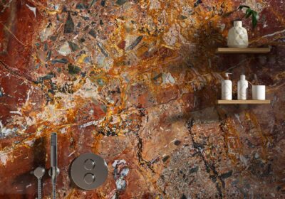 Luz Del Fuego Polished  Quartzite Slab Random (SL91238)