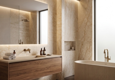 Botticino Semiclassico Polished Marble Slab Random (SL91286)