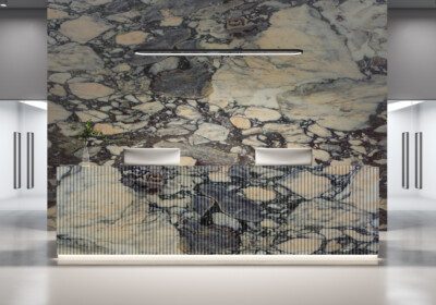 Calacatta Breccia Violetta Honed  Marble Slab Random (SL91292)