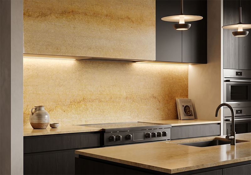 Nembro Giallo Polished Marble Slab Random (SL91298)