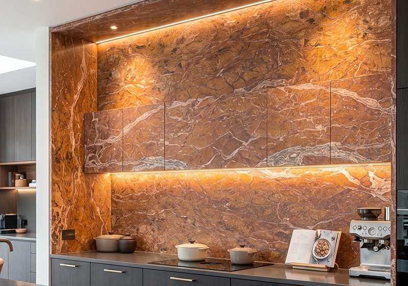 Stradivari Leather Marble Slab Random (SL91312)