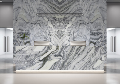 Cipollino Gray Honed  Marble Slab Random (SL91336)