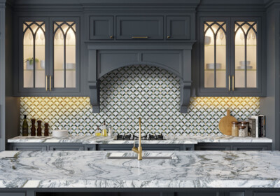 Cipollino Gray Honed  Marble Slab Random (SL91336)