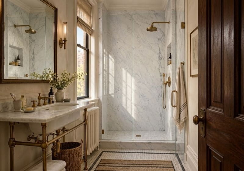 Calacatta Monet Light Polished Marble Slab Random (SL91340)