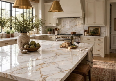 Calacatta Gold Polished Marble Slab Random (SL91348)