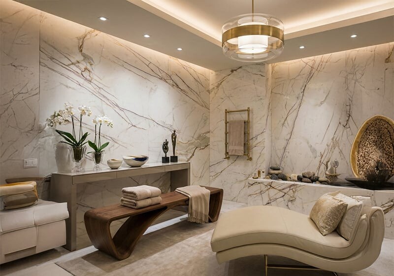 Calacatta Gold Polished Marble Slab Random