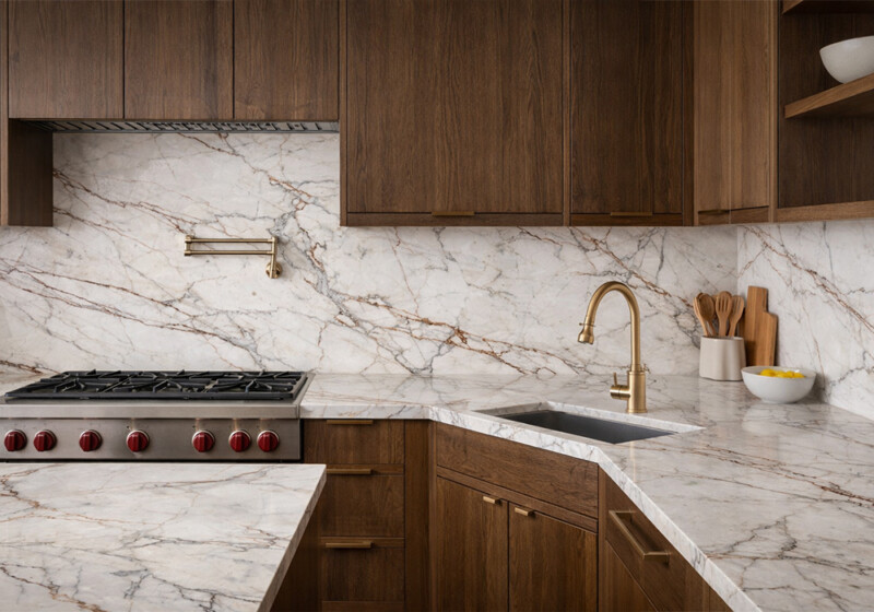 Calacatta Gold Polished Marble Slab Random