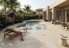 Travertino Classico Honed Travertine Slab Random (SL91352)