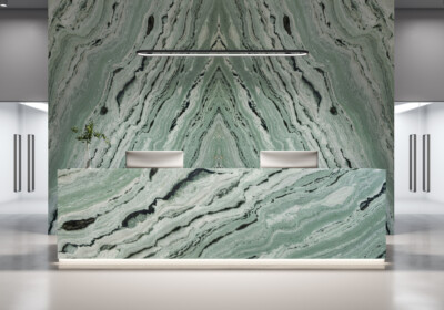 Matcha Green Polished  Marble Slab Random (SL91376)