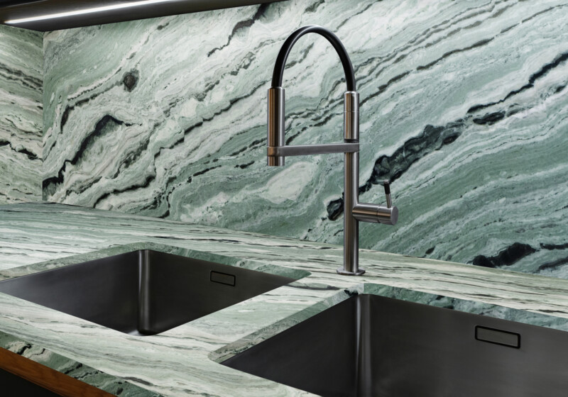 Matcha Green Polished Marble Slab Random