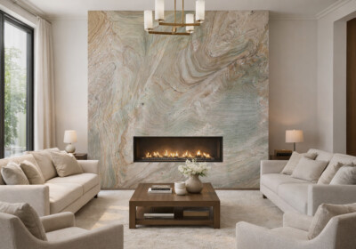 Oasis Maestro Polished Quartzite Slab Random (SL91405) Room Scene Image