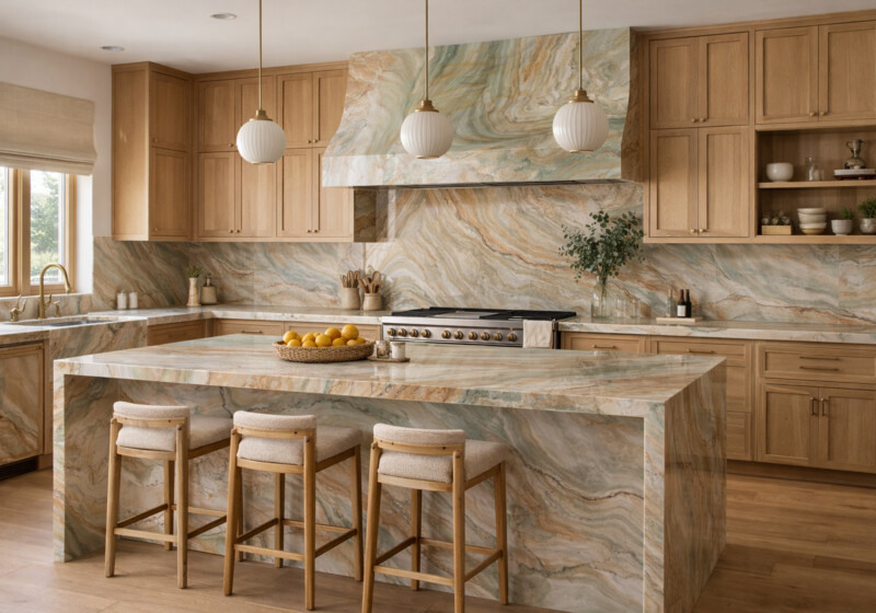 Oasis Maestro Polished Quartzite Slab Random