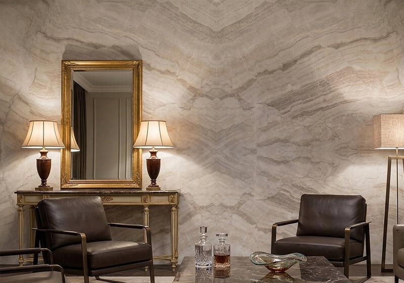 Taj Mahal Supreme Leather Quartzite Slab Random